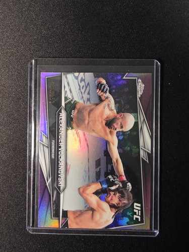 2026 Topps Chrome UFC Alexander Volkanovski Pink Refractor /250