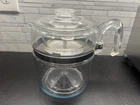 Vintage 7759 B Pyrex 9 Cup Glass Percolator Coffee Pot Flame Ware