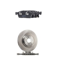 RIDEX Bremsenset Vorne Bremsscheiben Beläge passend für MERCEDES-BENZ GLE (W166)