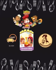 Dream Bite - 6⭐️ Sticker Set 15 - Monopoly