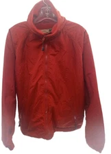 Vintage Wear Guard Coat Men's Large Red Fleece Lined Weather Resistant Work 