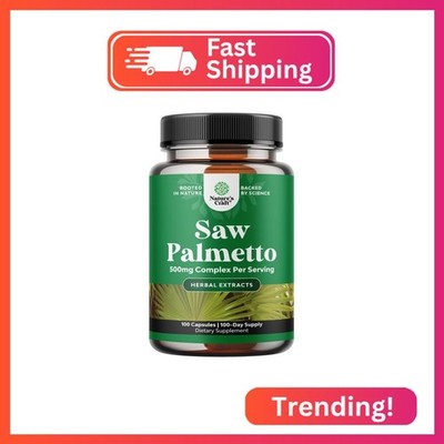 Extra Strength Saw Palmetto Extract - Advanced Herbal Complex for Hair Health an