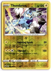 Thundurus 052/198 Reverse Holo Rare Chilling Reign