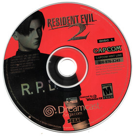 Authentic Resident Evil 2 Sega Dreamcast RARE 2-Discs COMPLETE Tested !
