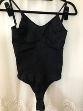 Shapewear Tummy Control Bodysuit Black Backless Thong Sculpting Shaper Size S-XL