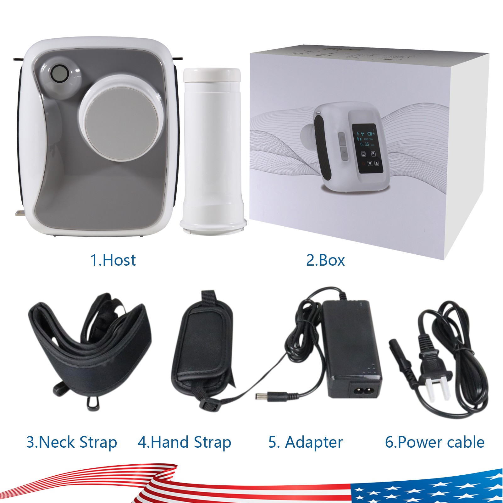 Dental Portable Imaging System X Machine Unit Ray No Shield/Sensor