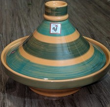 Moroccan Cooking Tagine Terracotta Val Do Sol Pot 8x11" Portugal Mediterranean Moroccan Cooking Tagine Terracotta Val Do Sol Pot 8x11" Portugal Mediterranean - Image 1