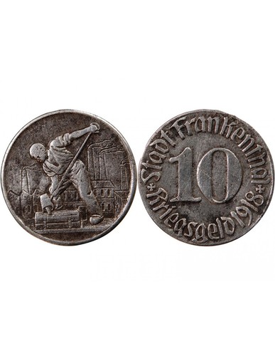 Allemagne Frankenthal - 10 Pfennig 1918 - Picture 2 of 4