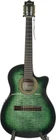 Ibanez GA35FMTCE Flamed Maple Classical Acoustic-Electric Guitar Emerald Burst
