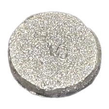 Hand Poured Silver~ 10 Gram .999 Fine Ag Sparkle Pound Round~  By CUpour4More