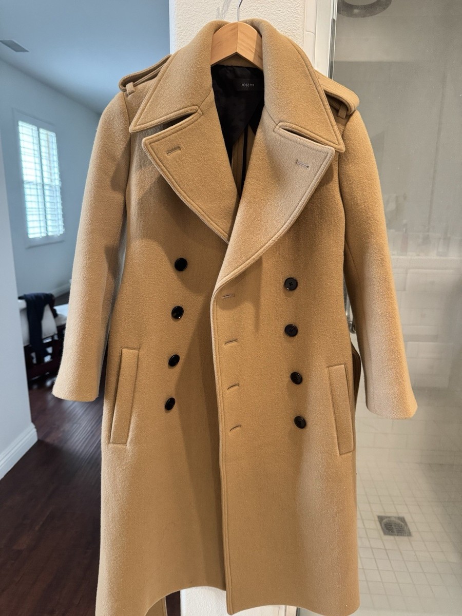 Joseph Double-Breasted Coat  Wool Xs View 3