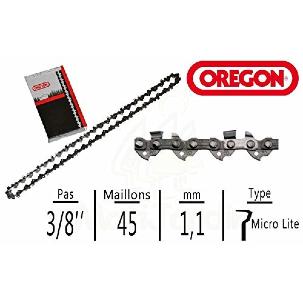 Oregon 90PX045E Catena Motosega 45 Maglie 3/8H 1.1mm - Sicurezza Top