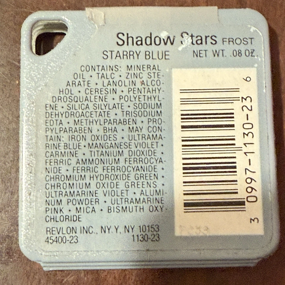 Vintage Natural Wonders Eye Shadow Stars Powder Revlon Starry Blue Palette NEW - Image 2 of 2