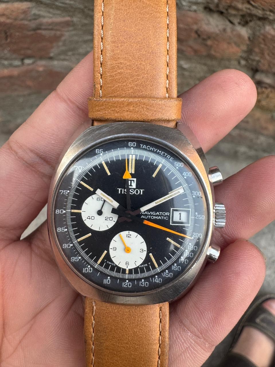 Watch 1341 Chronograph Navigator Lemania Vintage Cal. TISSOT - vintagewatches.pk