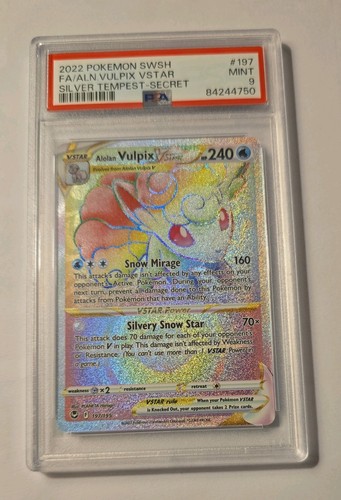Alolan Vulpix VSTAR graded PSA 9 for sale on eBay