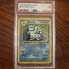1999 POKEMON BASE SET #2 UNLIMITED  BLASTOISE-HOLO PSA 7
