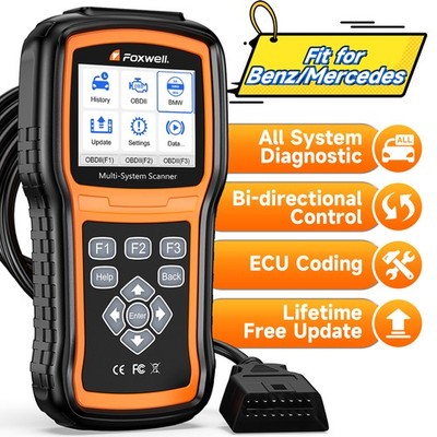 Foxwell NT530 Plus For Benz All System OBD2 Scanner TPMS EPB SAS Bidirectional