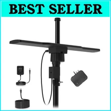 High-Performance Outdoor TV Antenna, 1600+ Miles Range with 360° Remote Control