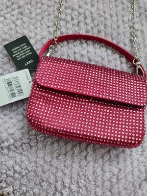 Mini Tasche Strass Next Pink NEU Ausverkauft Crossover Minibag 