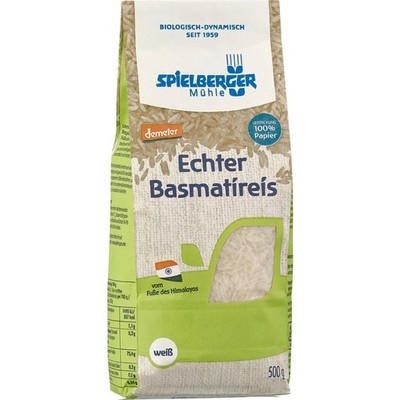 Echter Basmatireis weiß 500g | SPIELBERGER MÜHLE