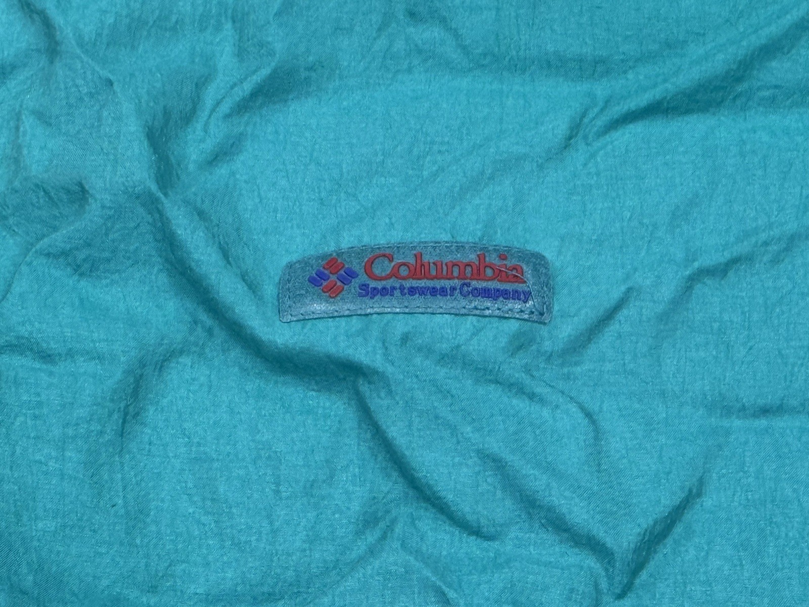 Vintage Columbia Windbreaker Anorak & Pants XL Teal Track Set Colorblock 80s 90s thumbnail 3