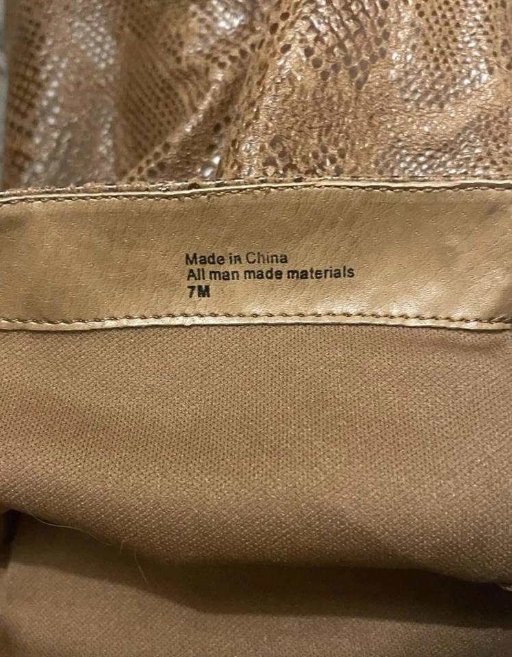 Bakers 女式蛇纹印花及膝麂皮绒靴子 - 尺码 7- 二手  — 第 4/4 张图片