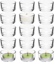 TeelichtgläSer Set, 30Er Pack Teelichthalter Glas,Kerzenhalter Teelichter Aus