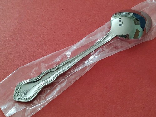 12 Walco DISCRETION Stainless SOUP SPOONS 7 1/8" UNUSED Korea Free Ship Utica - Picture 6 of 7