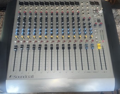 Soundcraft Spirit E12 Professional 12 Channel Analog Mixer