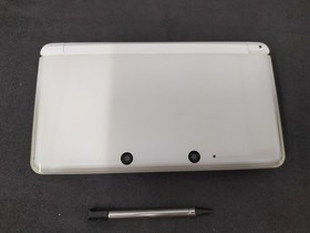 B3247 Nintendo 3DS console Ice White Japan w/Box pen manual AR card fx