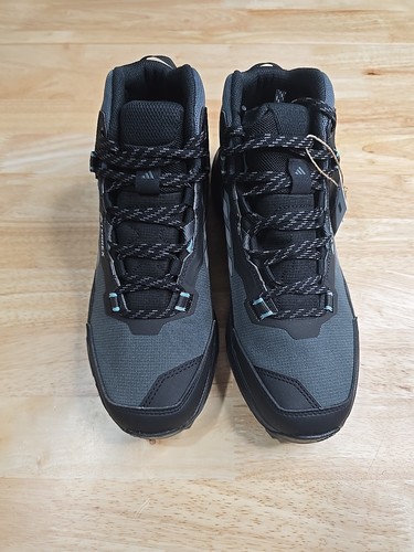 Adidas Terrex AX4 Mid Gore Tex Hiking Shoes Gray Black Womens HQ1049 Size 7.5 - Picture 2 of 12