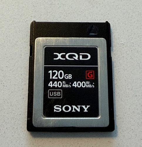 Sony XQD Memory Card 120GB G Series 400MB/s - Used - GREAT PRICE