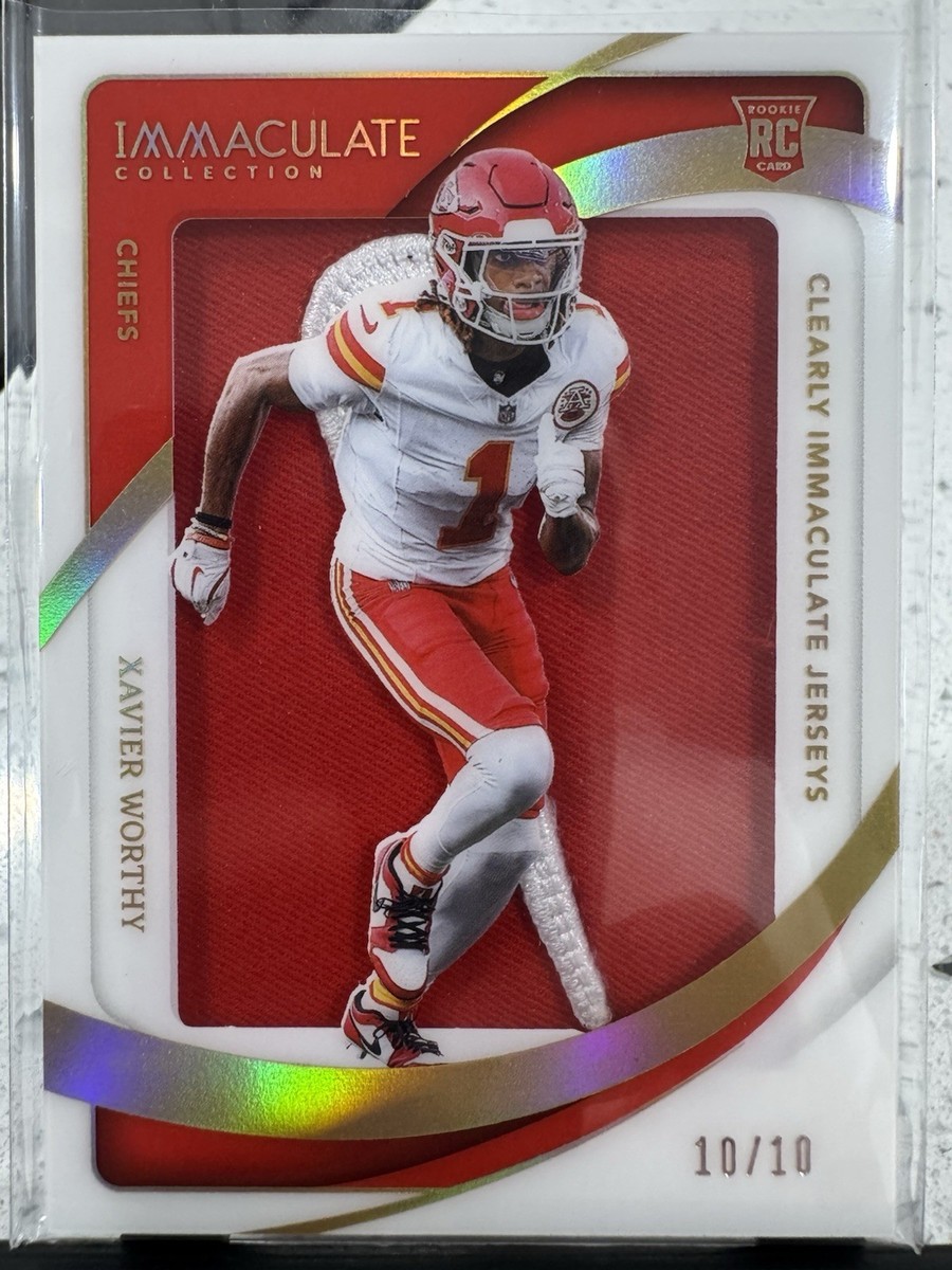 2024 Panini Immaculate Xavier Worthy 10/10 Gold Nike Swoosh | eBay