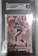 2007 Playoff Absolute Memorabilia - Star Gazing Marshawn Lynch #SG-20 /100 (RC)
