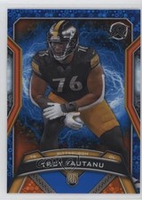 2024 Topps Resurgence Rookies Blue & Orange Spark Refractor Troy Fautanu 1gd8