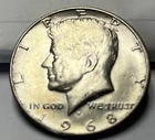 1968-D Kennedy Half Dollar 40% Silver - AU About Uncirculated