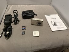 PENTAX Pentax Optio S4 4.2MP Used  Digital Camera - Tested  Works Silver