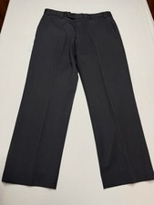 Brooks Brothers Madison Fit Wool Pants Mens Charcoal Gray Dress Pants 36x28