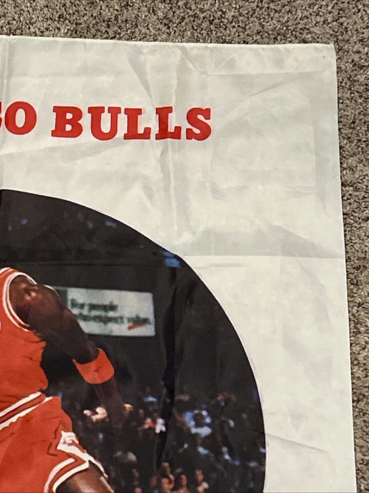 NBA Chicago Bulls 1988 Michael Jordan #23 Tapestry Flag RARE 44" x 29" - Image 2 of 4
