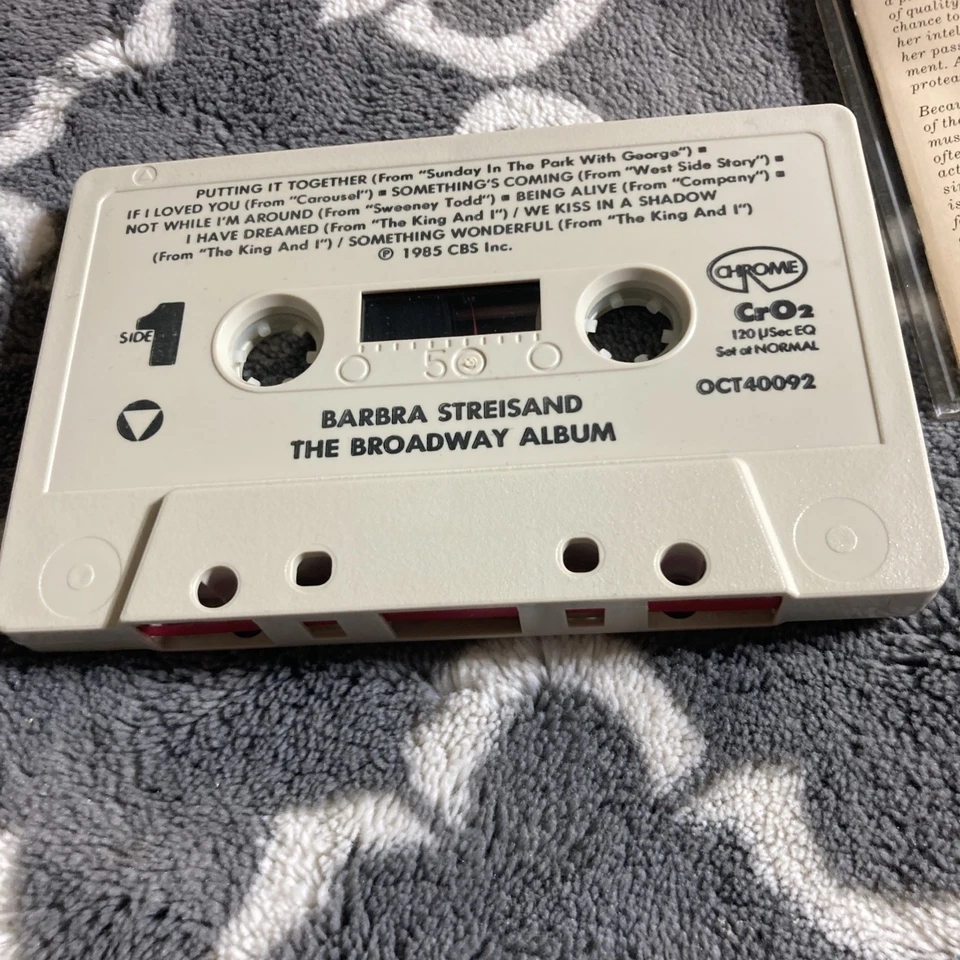 Barbara Streisand "The Broadway Album" Cassette  - Image 3 of 4