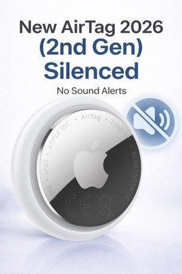   Apple AirTag 2 Generation (2026) NEU   Lautlos Lautsprecher deaktiviert Stumm