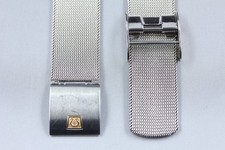 Vintage OMEGA 2058 19mm Milanese Mesh Band Bracelet Stainless Steel