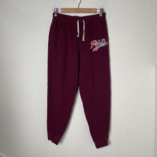 Polo Ralph Lauren Fleece Jogger Sweatpants Boys Size L 14-16 Maroone
