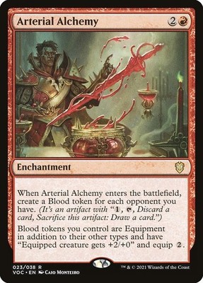 Arterial Alchemy NonFoil Crimson Vow Commander 23 NM MTG
