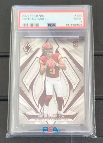 2024 Panini Phoenix Football - Rookies - Jayden Daniels #198 (RC) PSA 9