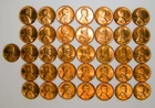 1958-P Lincoln Wheat Cent 26 Coin Lot UNC Red CSD