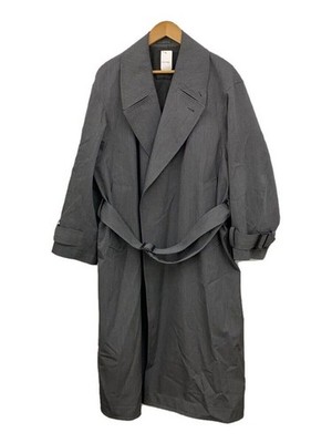 ジャケット・アウター YOKE 21SS SIBLE WOOL TRENCH COAT YOKE trench coat 2 wool grey plain YK21AW0256C long Used | eBay