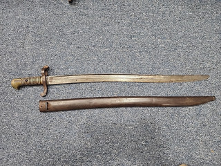 Old unmarked bayonet