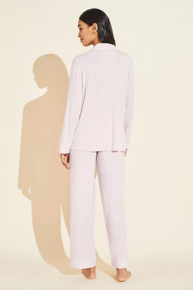 NWT Anthropologie Eberjey Women's Gisele Long Sleeve & Pants Pajama Set Med. - Image 2 of 3