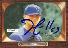 J.P. Howell autographed baseball card 2004 Bowman Heritage First Year Rookie 235